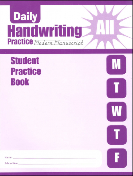 Daily Handwriting Practice Modern Manuscript - Individual Student Workbook