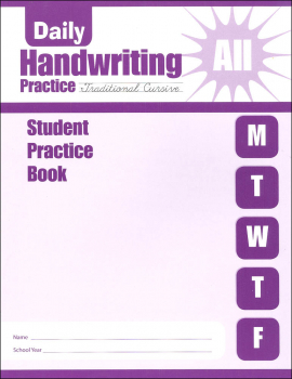 Daily Handwriting Practice Traditional Cursive - Individual Student Workbook