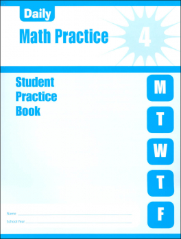 Daily Math Practice Grade 4 - Individual Student Workbook
