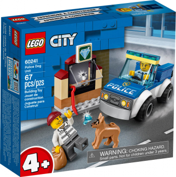 Конструктор lego city police 60241 полицейский отряд с собакой