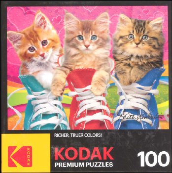 Kodak Sneaky Kats Puzzle (100 piece)