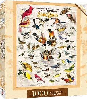 Audubon Songbirds Puzzle - Poster Art (1000 piece)