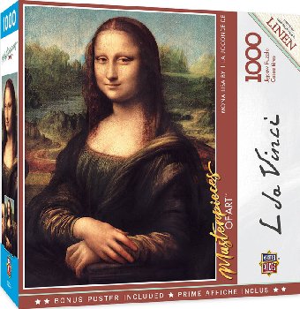 Mona Lisa Masterpieces Puzzle (1000 piece)
