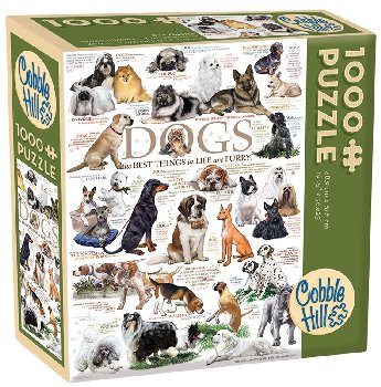 Dog Quotes Jigsaw Puzzle (1000 piece) | Cobble Hill Puzzle Company