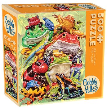 Frog Pile Jigsaw Puzzle (500 piece)