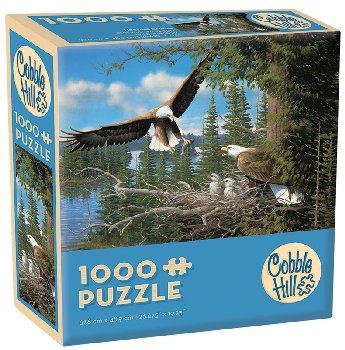Nesting Eagles Jigsaw Puzzle (1000 piece)