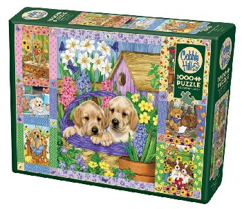 Puppies and Posies Quilt (1000 piece)