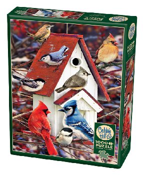 Winter Birdhouse Puzzle (1000 piece)