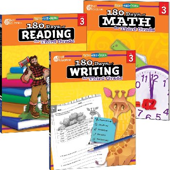 Reading, Writing, and Math Bundles Grade 3