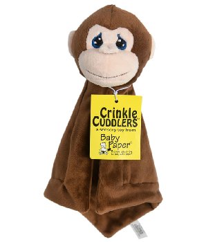 Crinkle Cuddlers - Monkey