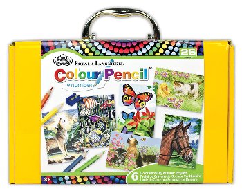 Mini Color Pencil by Number Box Set (yellow)