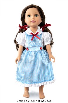 Kansas Girl with Bows Doll Dress