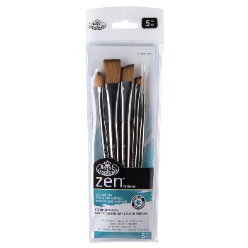 Zen Stroke Variety Paint Brush Set (5 piece)