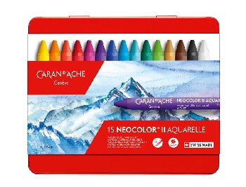 Neocolor II Water-Soluble Pastels (Box of 15)