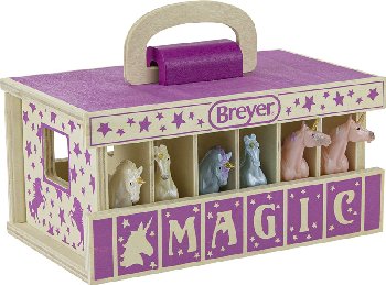 Unicorn Magic Wooden Carry Stable