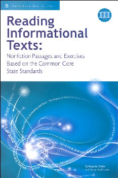Reading Informational Texts Book III Student Book