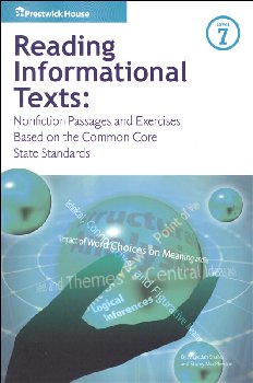 Reading Informational Texts Level 7 Student Book