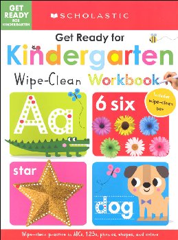 Get Ready for Kindergarten Jumbo Workbook: Scholastic Early Learners (Wipe Clean Workbook)