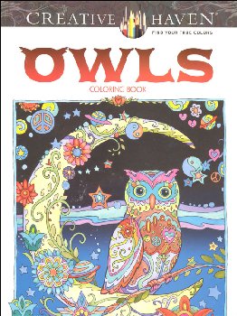Owls (Creative Haven Coloring Books)