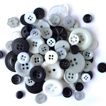 Buttons Galore Button Tote - Neutrals (3.5 oz)