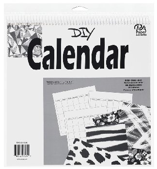Paper Accents Calendar Create Your Own - 12x12 (14 Month Blank-white)