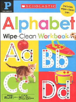 Pre-K Alphabet Wipe-Clean Workbook