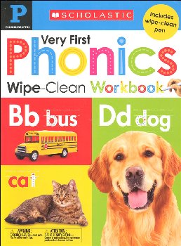 Wipe-Clean Workbook: Very First Phonics (Scholastic Early Learners)