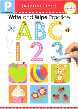 Write and Wipe Practice Flip Book: ABC 123