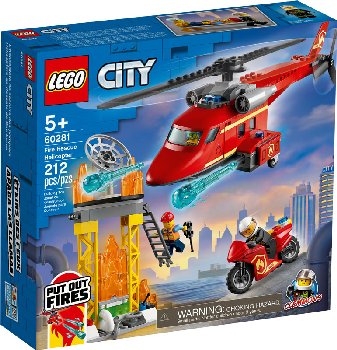 LEGO City Fire Rescue Helicopter (60281)