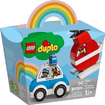 LEGO DUPLO Fire Helicopter & Police Car (10957)