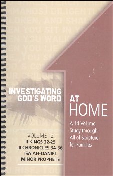 Investigating God's Word at Home Volume 12