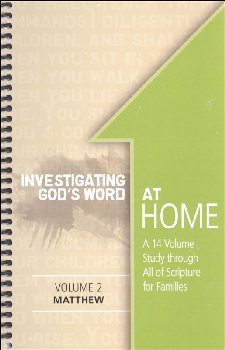 Investigating God's Word at Home Volume 2