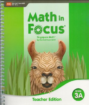 Math in Focus 2020 Teacher Edition Volume A Grade 3