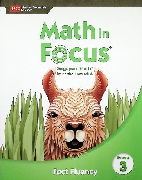 Math in Focus Singapore Math Fact Fluency Grade 3