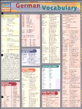 German Vocabulary Quick Study