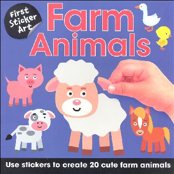 Farm Animals First Sticker Art