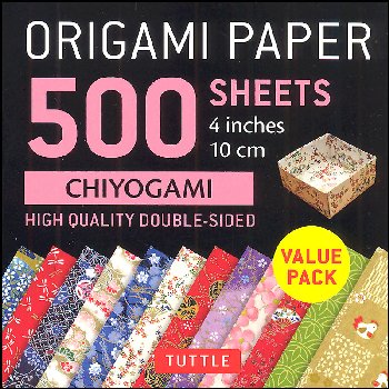Origami Paper 500 Sheets Chiyogami Patterns 4"