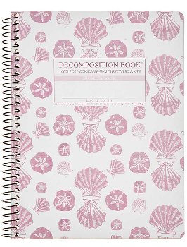 Sand Dollar Decomposition Blank Page Book (7.5"x 9.75")