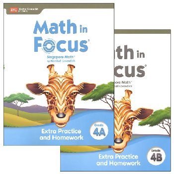 Math in Focus 2020 Extra Practice and Homework Collection Grade 4
