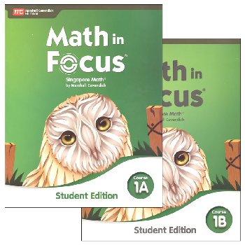 Math in Focus 2020 Student Edition Collection Course 1A/1B