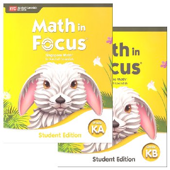 Math in Focus 2020 Student Edition Collection Grade K