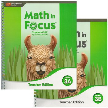 Math in Focus 2020 Teacher Edition Set Grade 3