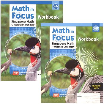 Math in Focus: Singapore Math Student Workbook Bundle, A & B Grade 4