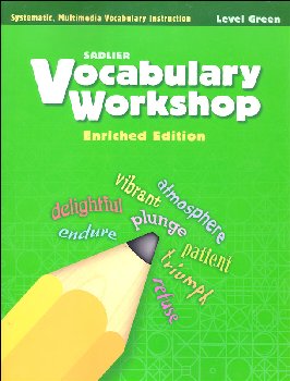 Vocabulary Workshop Enriched Student Edition Grade 3 (Green) | Sadlier ...