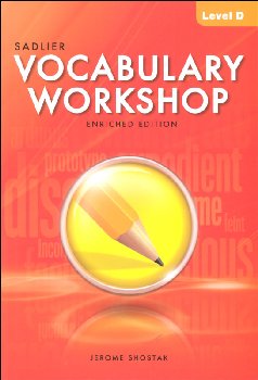 Vocabulary Workshop Enriched Student Edition Grade 9 (Level D)