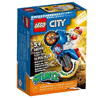 LEGO City Stunt Rocket Stunt Bike (60298)