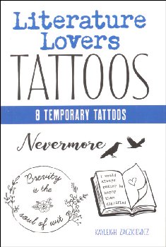 Literature Lovers Tattoos: 8 Temporary Tattoos