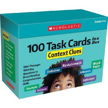 100 Task Cards in a Box: Context Clues