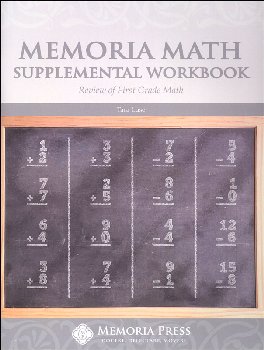 Memoria Math Supplemental Workbook: Review of First Grade Math