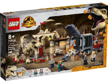 LEGO Jurassic World T. rex & Atrociraptor Dinosaur Breakout (76948)